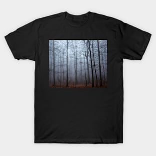 Spooky forest and mist T-Shirt